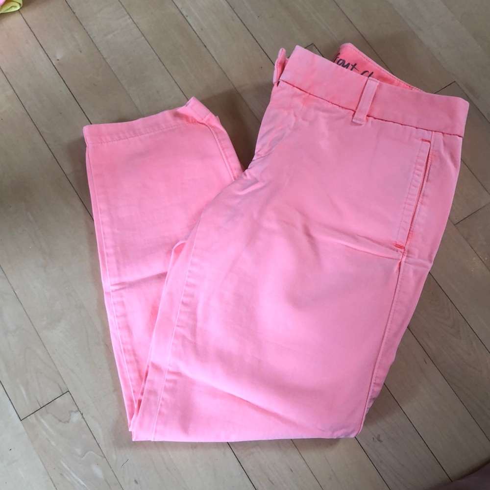 Brand New J Crew Pink Chino Pants Size 2
